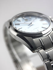 NEW 2025 Grand Seiko Steel Ice Blue Dial 37mm Automatic Mens Watch SBGR325G