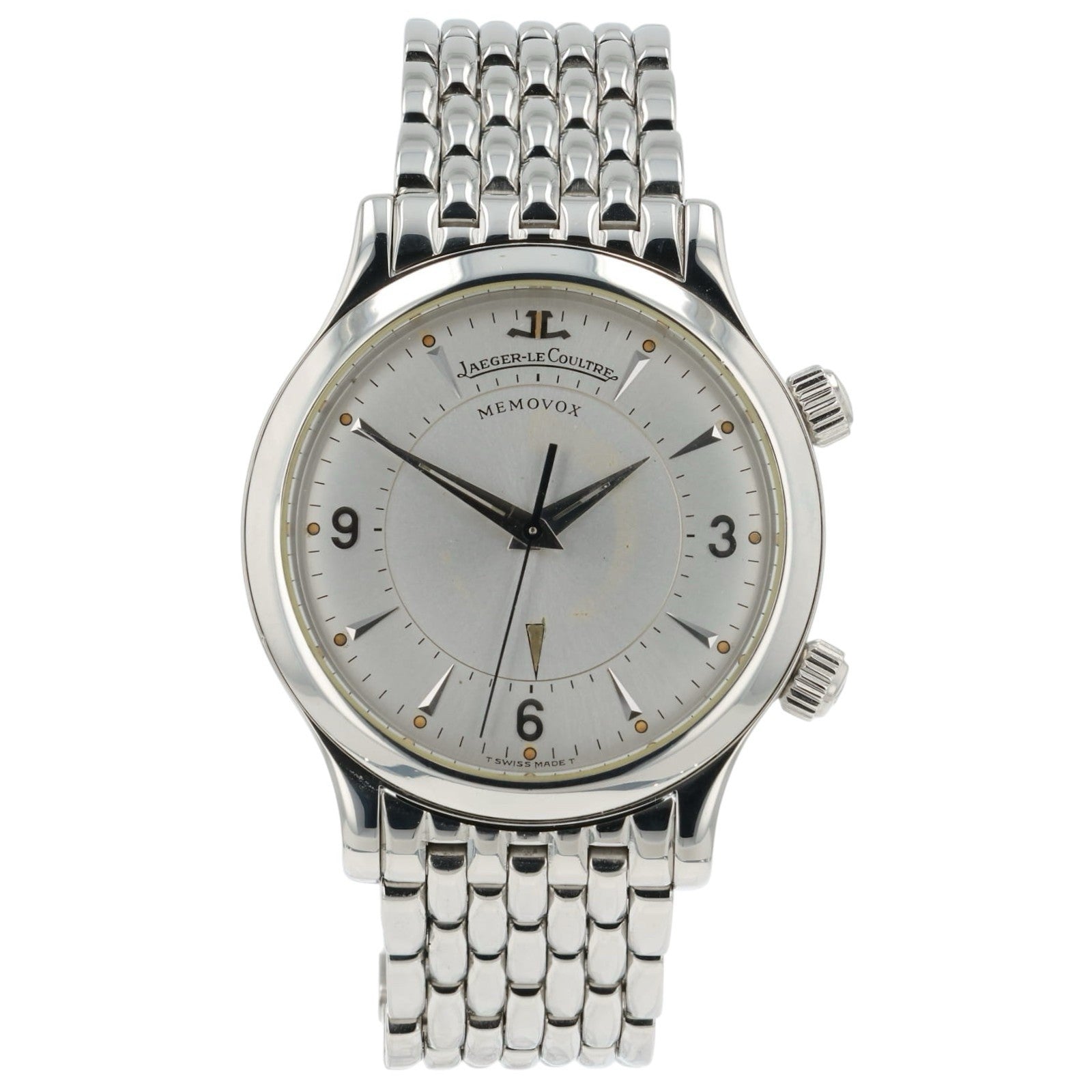 Jaeger-LeCoultre Master Memovox Silver Dial Steel 36mm Automatic Men’s 144.8.94