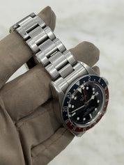 2019 Tudor Black Bay GMT Pepsi Black Dial Stainless Steel Men's Watch 79830RB