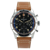 Breitling AVI Black Dial Stainless Steel 42mm Automatic Men’s Watch A23380