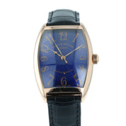 Franck Muller Curvex 18k Rose Gold Blue Dial 31mm Automatic Men’s Watch 2852SCH