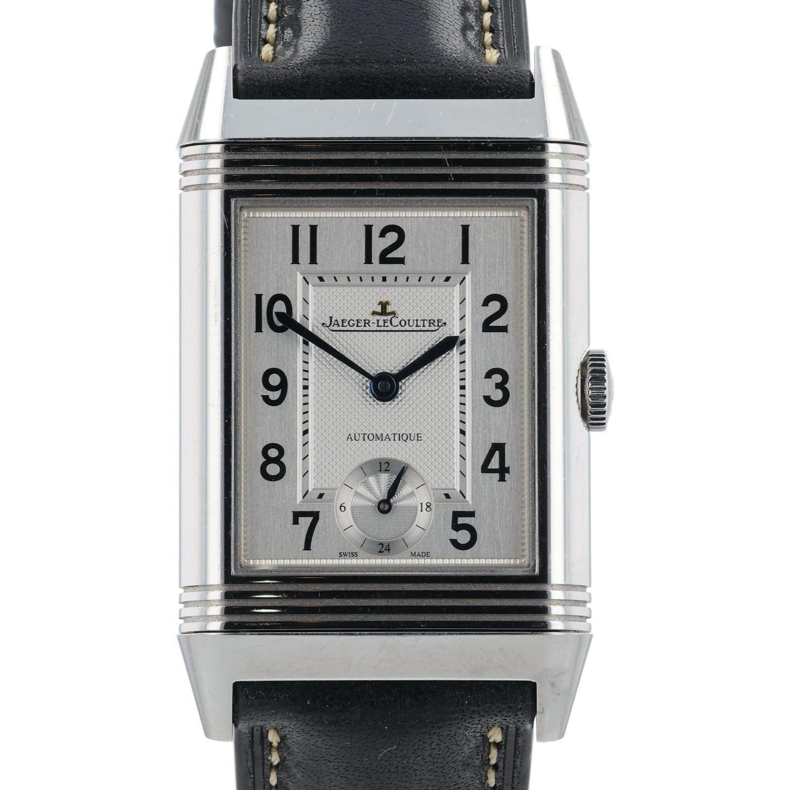 Jaeger-LeCoultre Grande Reverso Night & Day Steel Silver Dial 27mm Q3808420