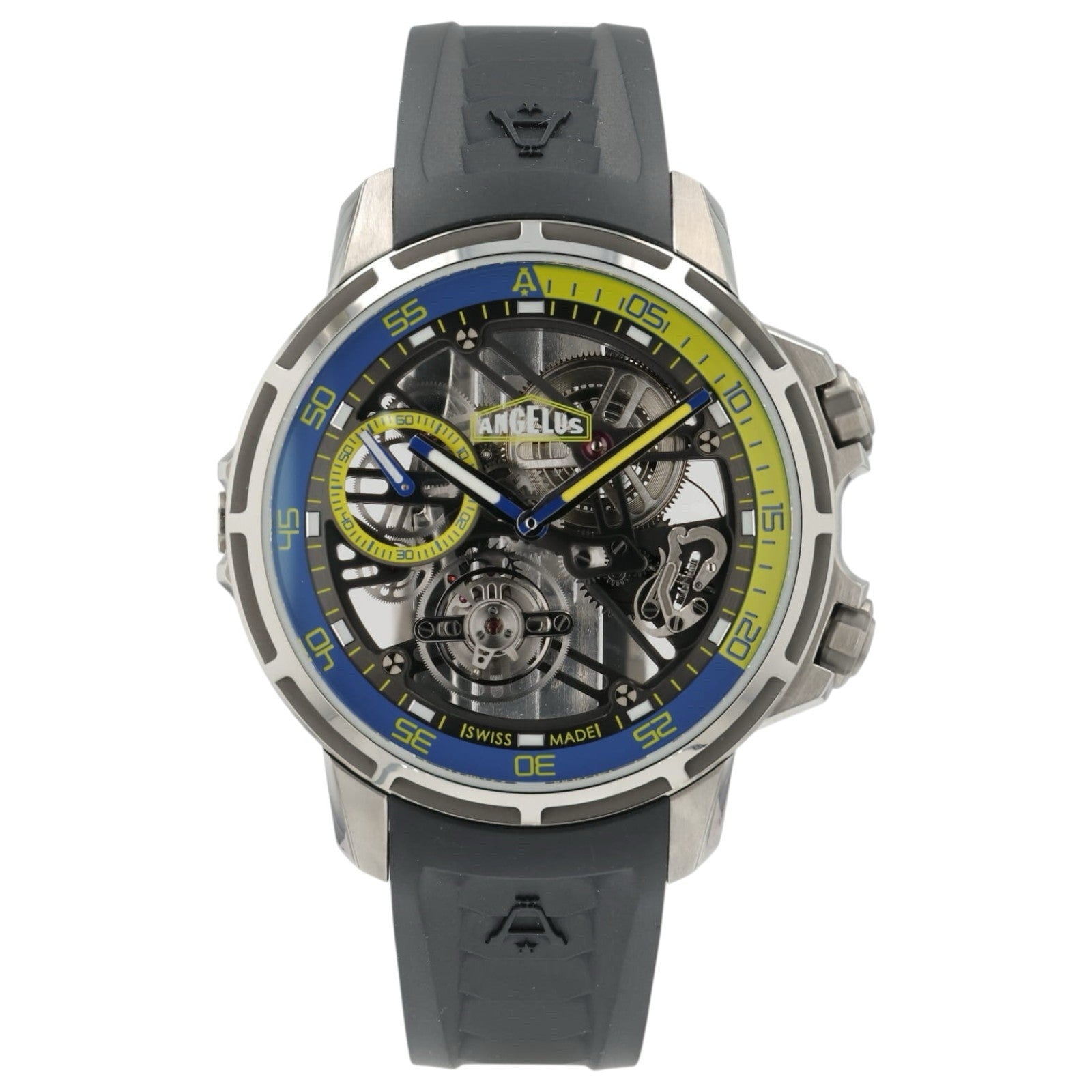Angelus U50 Flying Tourbillon Skeleton Dial Titanium 45mm Manual Wind 17.8.5.01