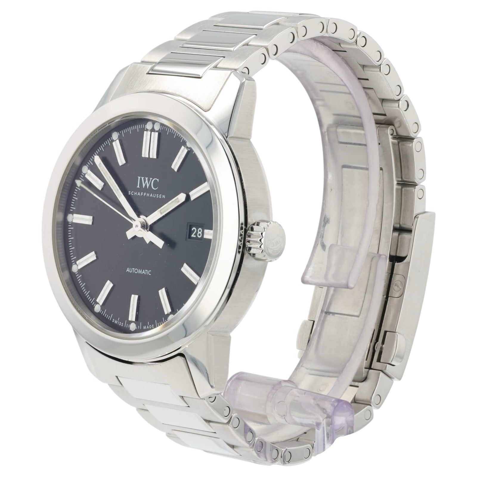 IWC Ingenieur Black Dial Stainless Steel 40mm Automatic Men’s Watch IW357002