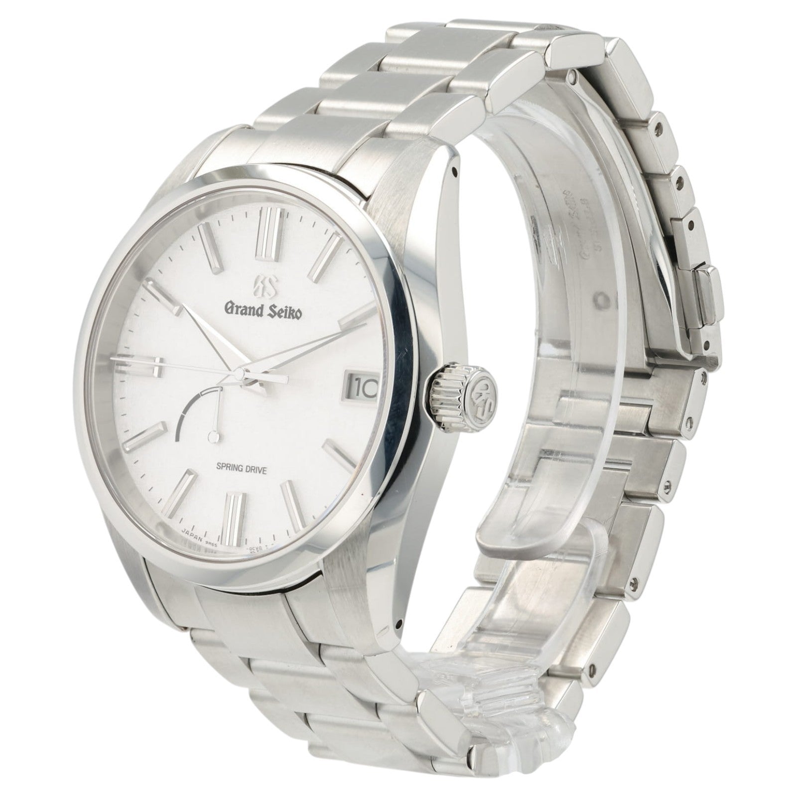 Grand Seiko “Morning Frost” Silver Dial Stainless Steel 40mm Auto Mens SBGA465