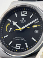 Tudor North Flag 91210N Stainless Steel Men's 40mm Black Dial Automatic Watch