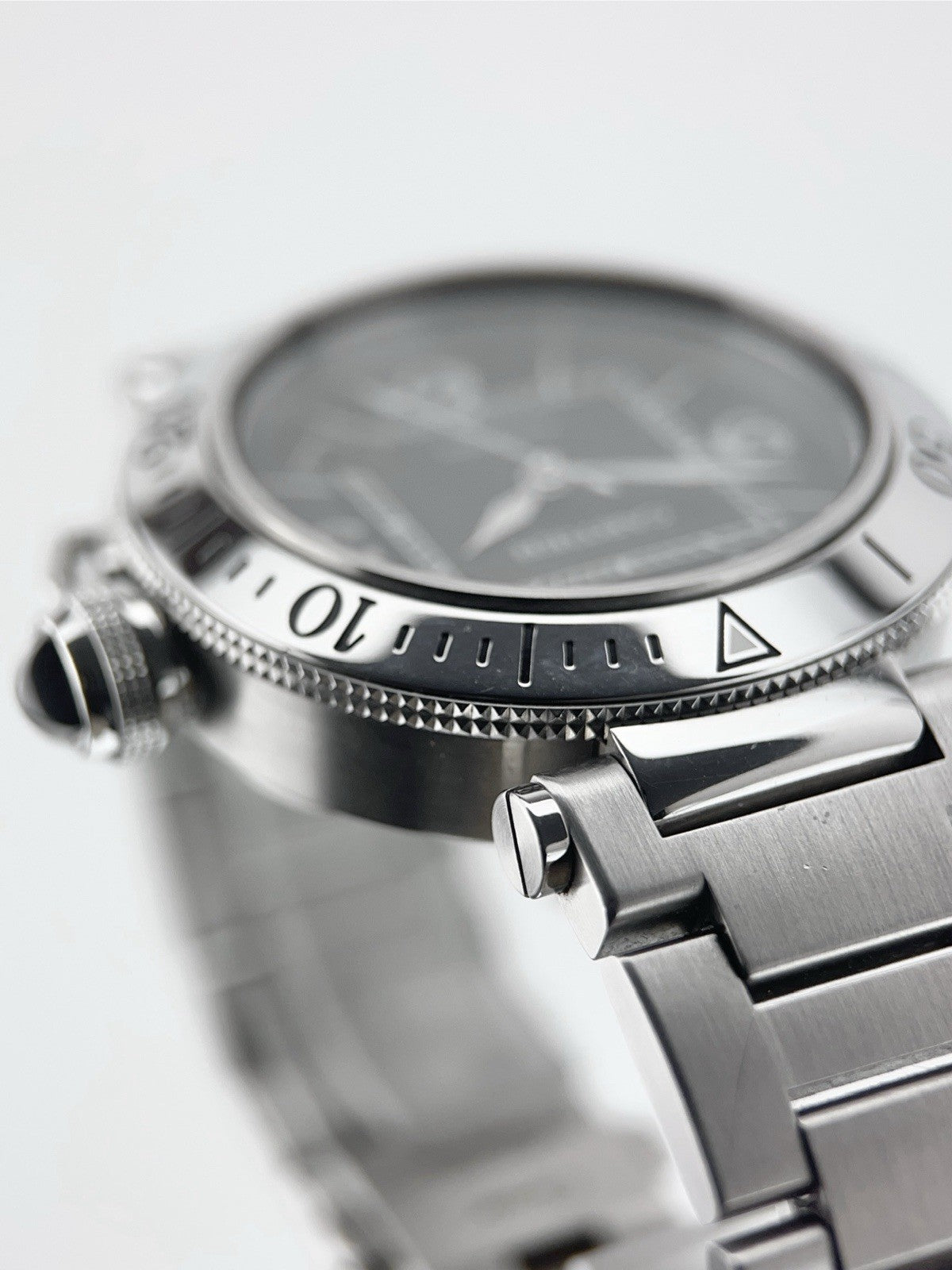 Cartier Pasha Seatimer Stainless Steel Black Dial 40mm Automatic Men’s W31077M7