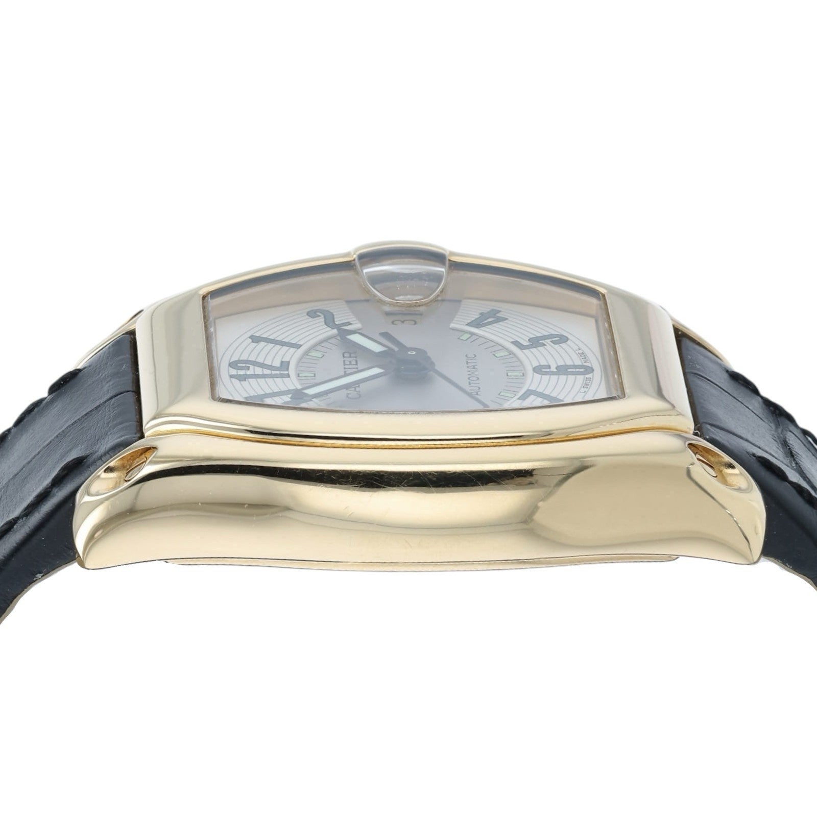 Cartier Roadster Silver Dial 18k Yellow Gold 37mm Automatic Men’s Watch W62003V2