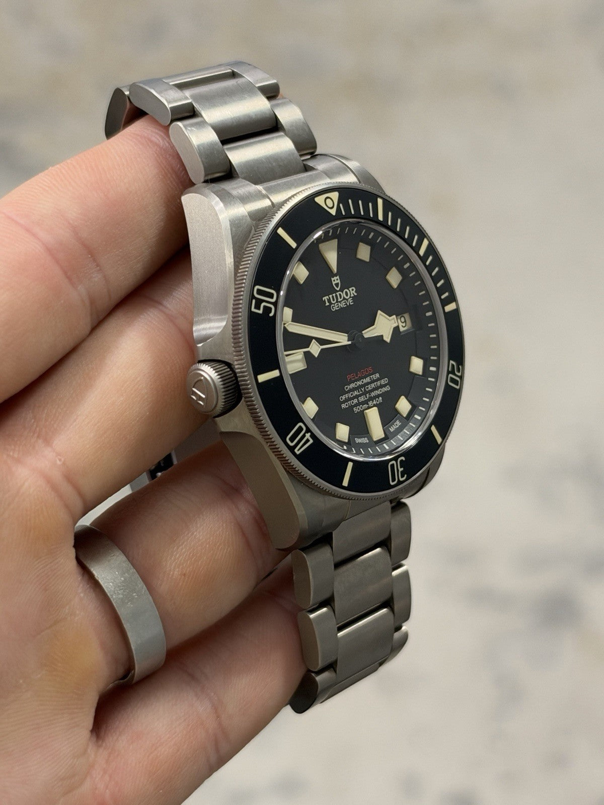 2026 Tudor Pelagos LHD Mens Automatic Titanium Watch 25610TNL - B/P