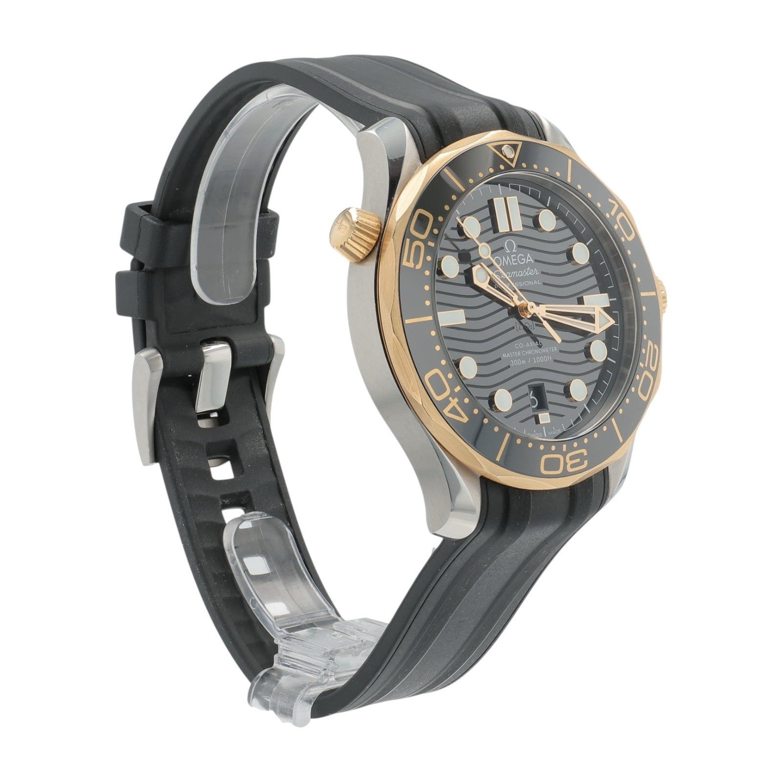 Omega Seamaster Steel & Rose Gold Black Dial 42mm Automatic 210.22.42.20.01.002