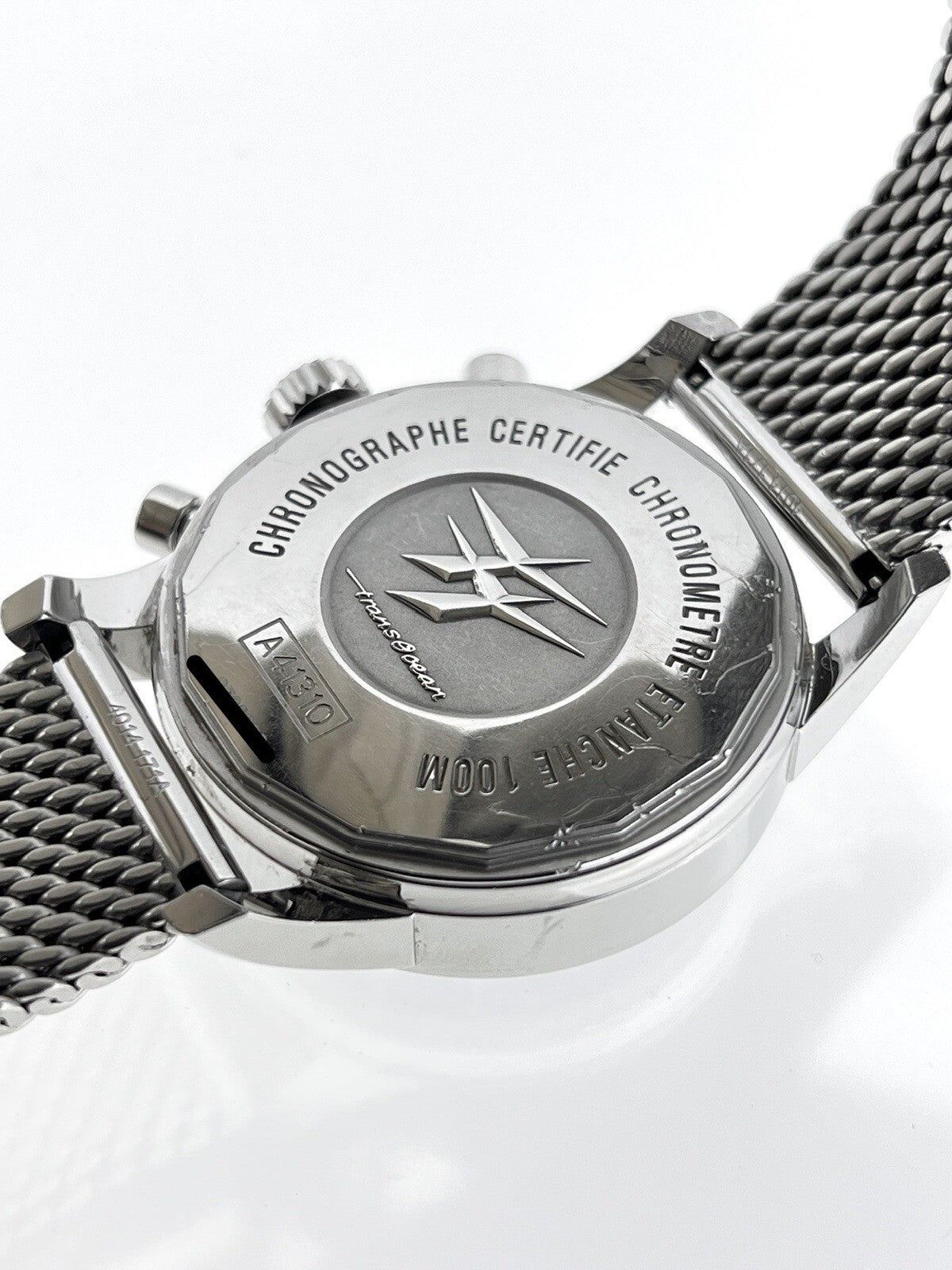 BREITLING Transocean A41310 Chronograph Date Automatic Men's Watch With Box