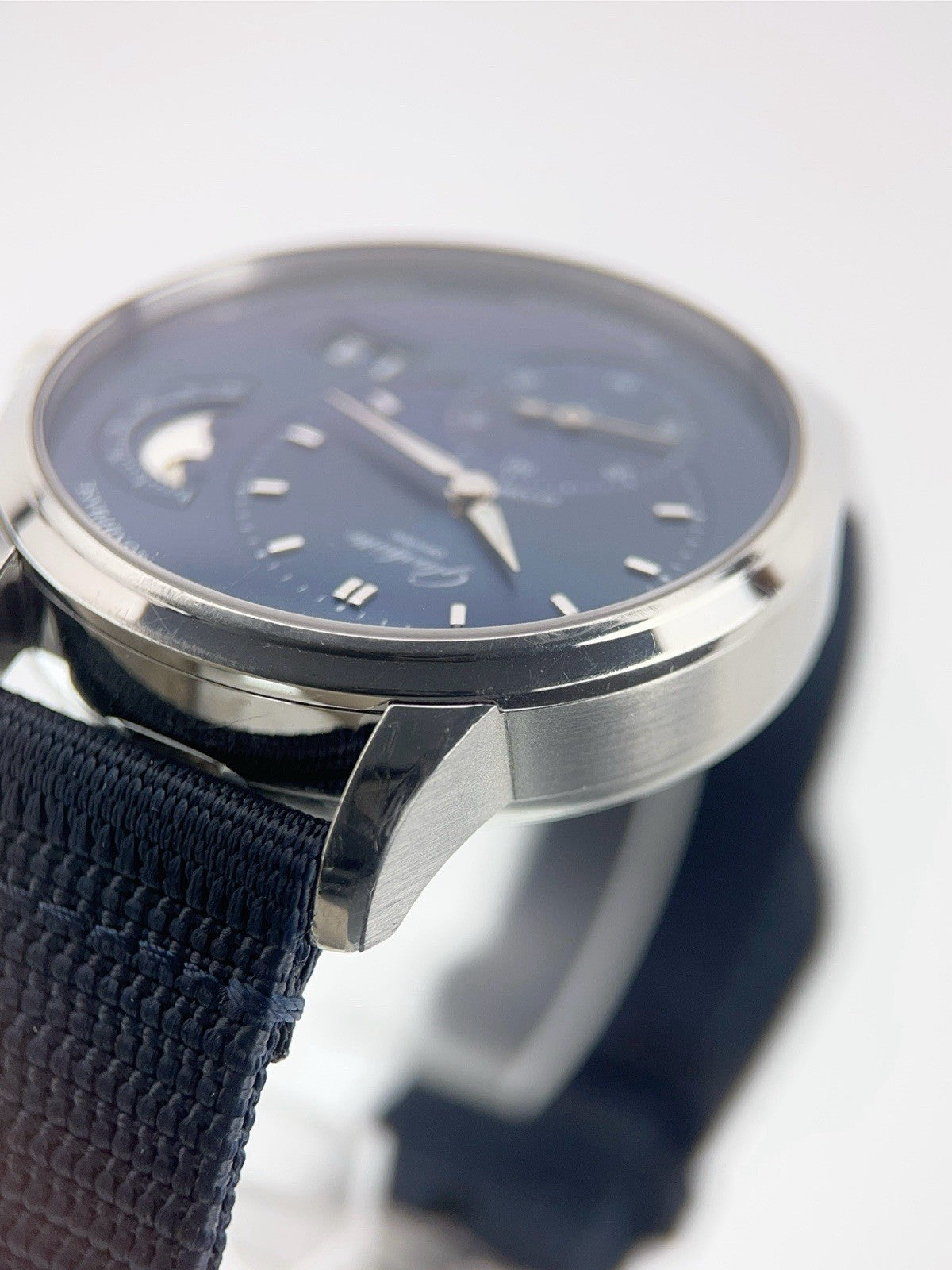 Glashutte PanoMaticLunar Automatic Steel Blue Dial Men's Watch 1-90-02-46-32-01