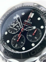 Omega Seamster Steel Black Dial 44mm Automatic Mens Watch 212.30.44.50.01.001