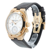 Vacheron Constantin Overseas Silver Dial 18k Rose Gold 41mm Men's Watch 7900V