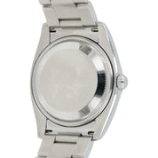 Rolex Oyster Perpetual Date White Dial Steel 34mm Automatic Men’s Watch 115234