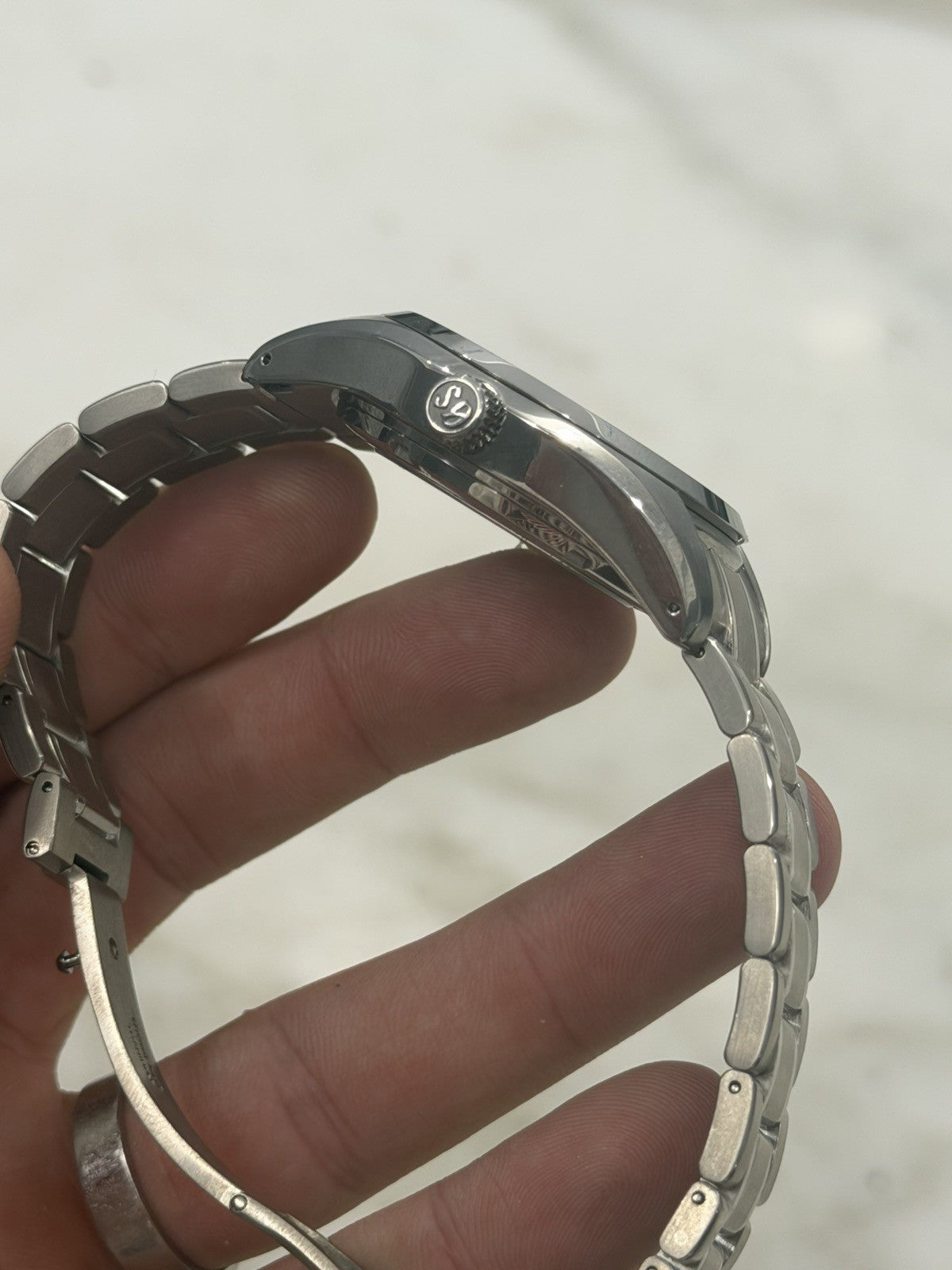 2021 Grand Seiko Spring Drive Snowflake Date Watch SBGA211 Titanium  Box/Paper