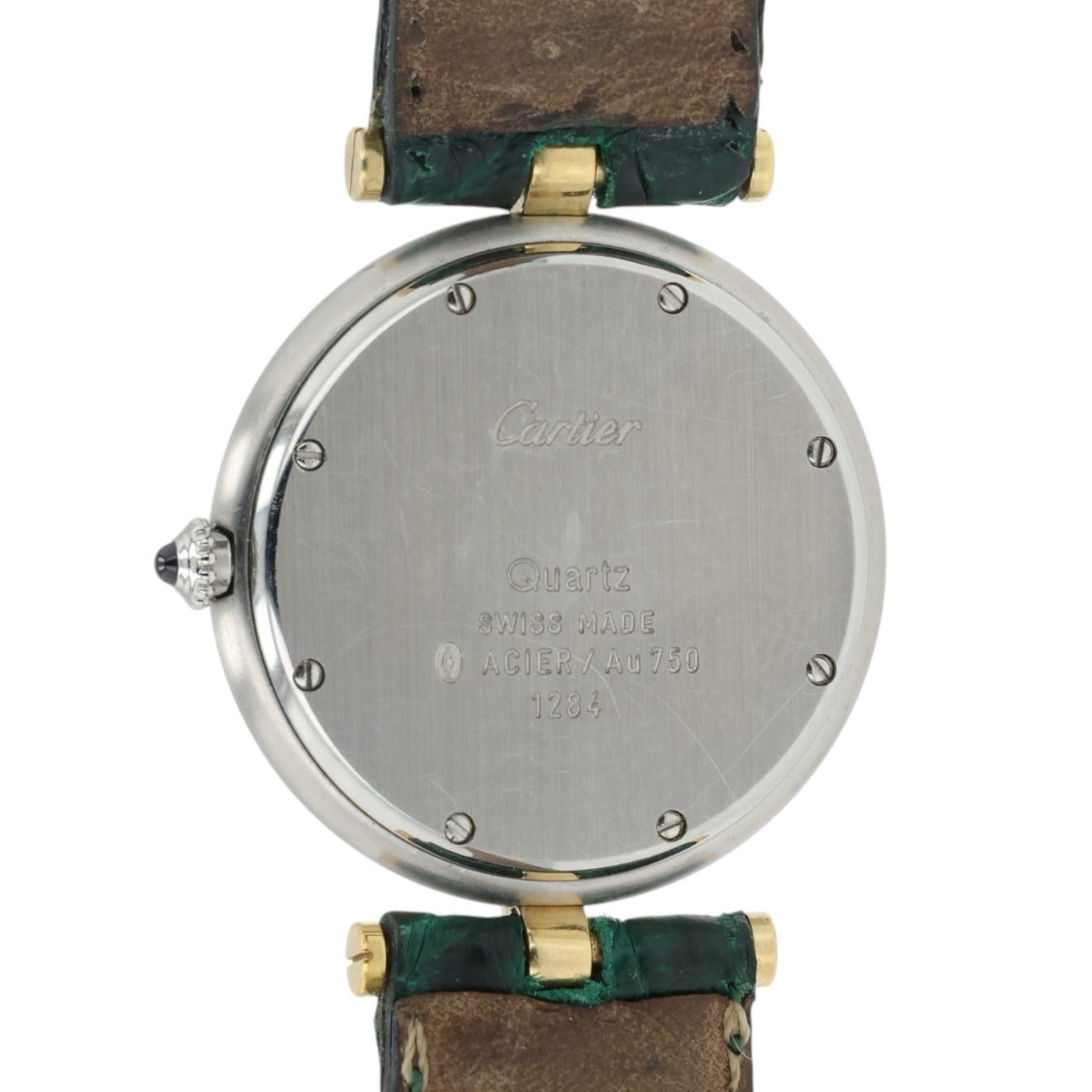 Cartier Panthere Vendome Silver Dial Gold & Steel 29mm Quartz Ladies Watch 1284