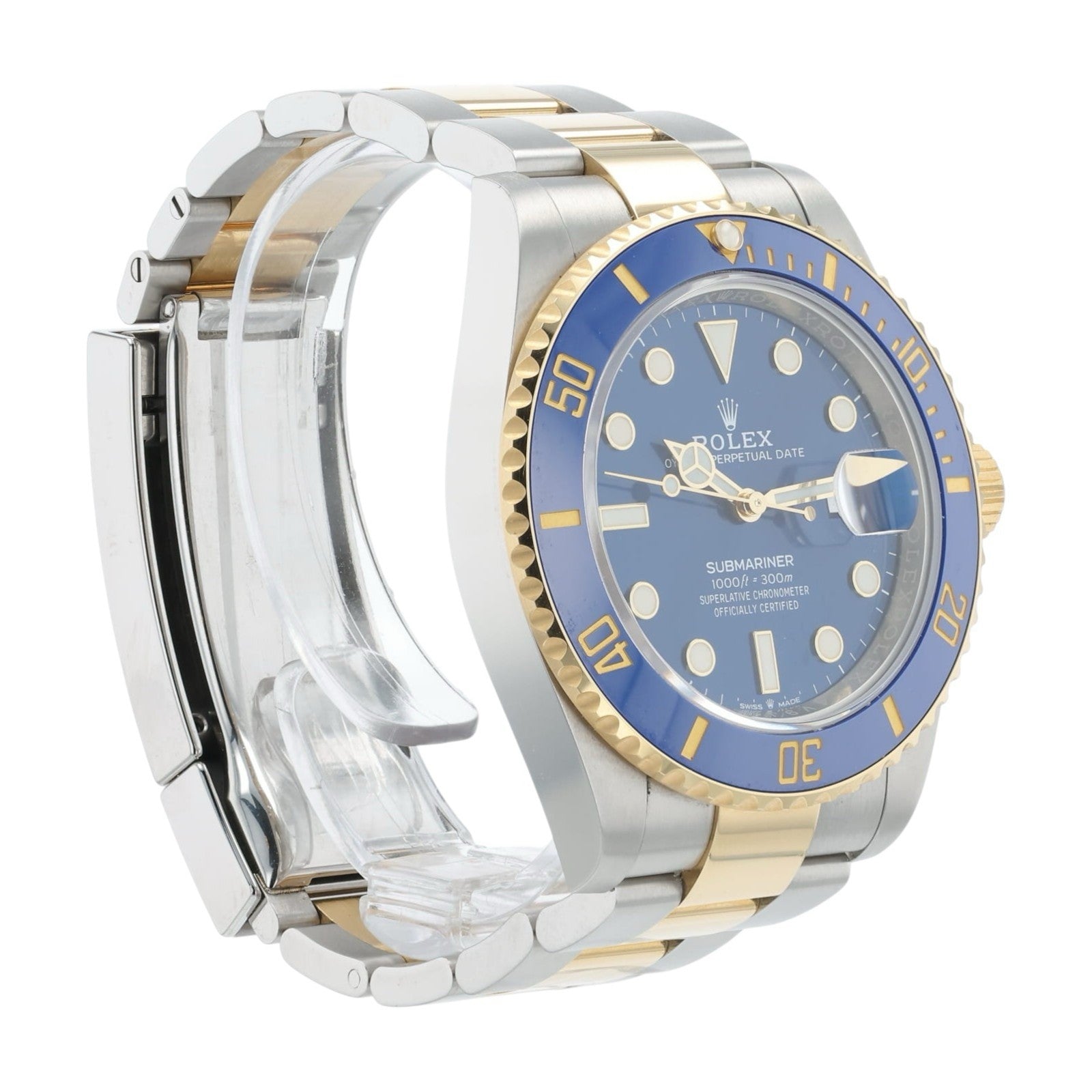 Rolex Submariner Date Gold & Steel Blue Dial 41mm Automatic Men’s Watch 126613LB