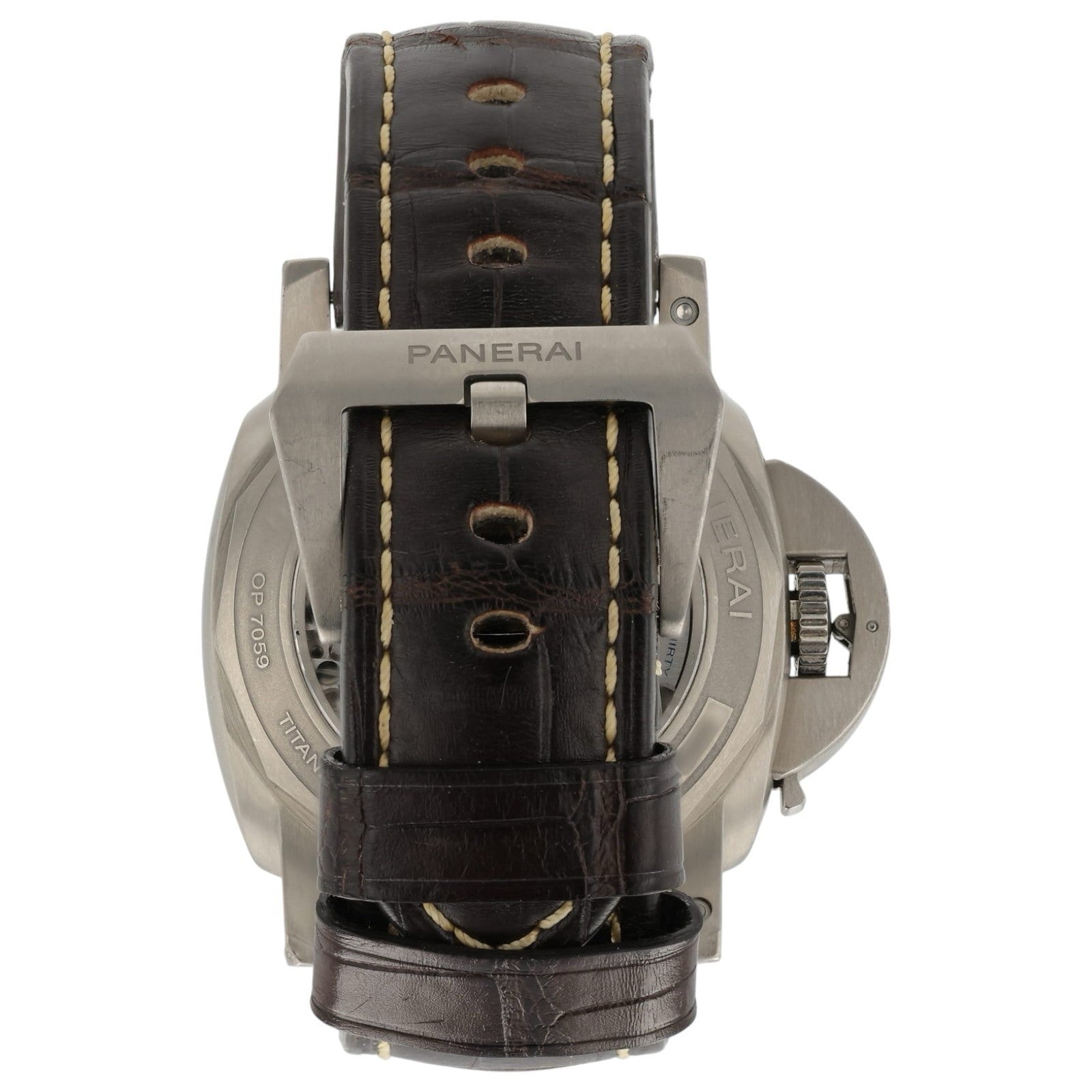 Panerai Luminor GMT Brown Dial Titanium 47mm Manual Wind Men’s Watch PAM00656