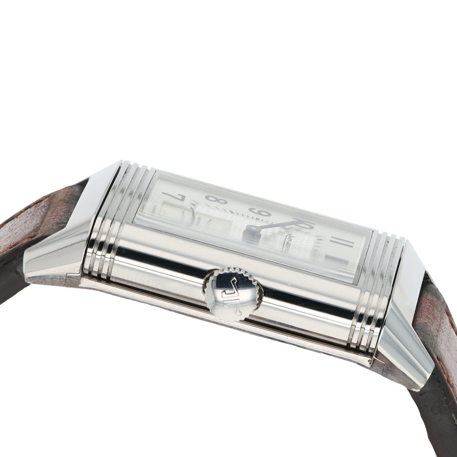 Jaeger-LeCoultre Reverso Steel Silver Dial 45x27mm Manual Wind Mens Q3858520