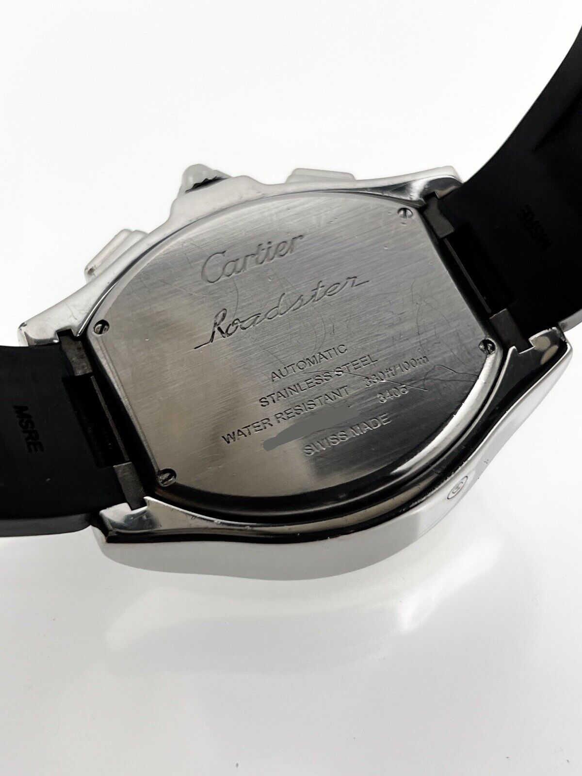 Cartier roadster rubber discount strap