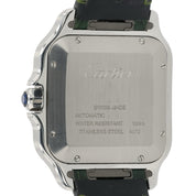 Cartier Santos Stainless Steel Green Dial 40mm Automatic Men’s Watch WSSA0062