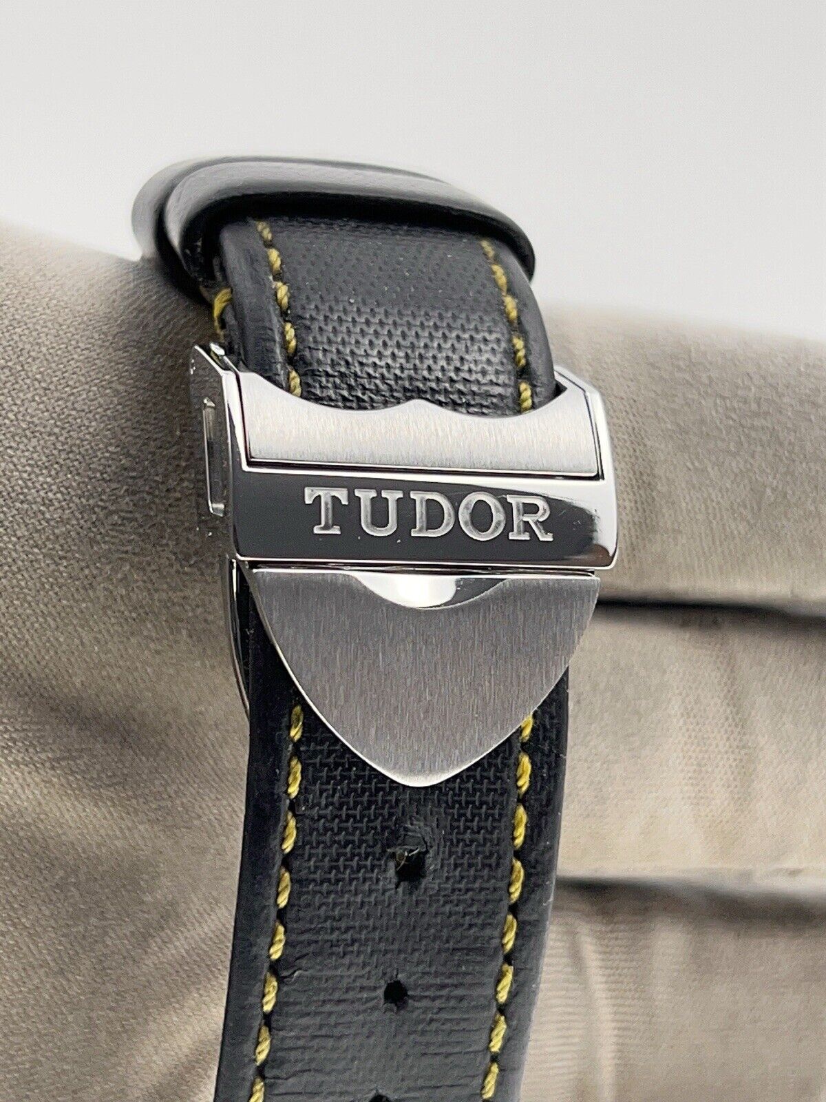 Tudor North Flag 91210N Stainless Steel Men's 40mm Black Dial Automatic Watch