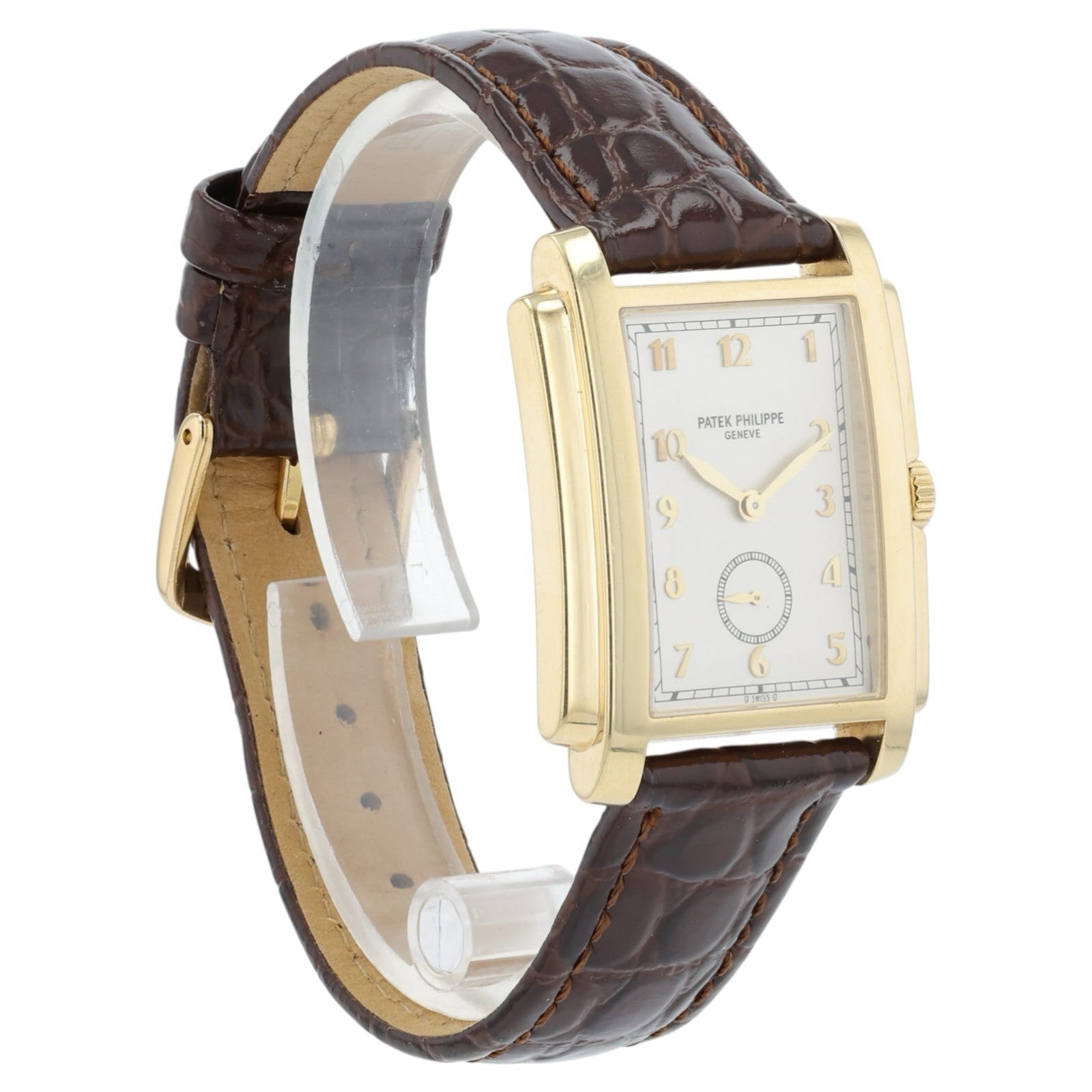 Patek Philippe Gondolo Silver Dial 18k Yellow Gold 30x38mm Manual Wind Mens 5024