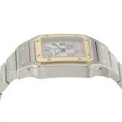 Cartier Santos Galbee Gold & Steel White Dial 29mm Quartz Men’s Watch 2425