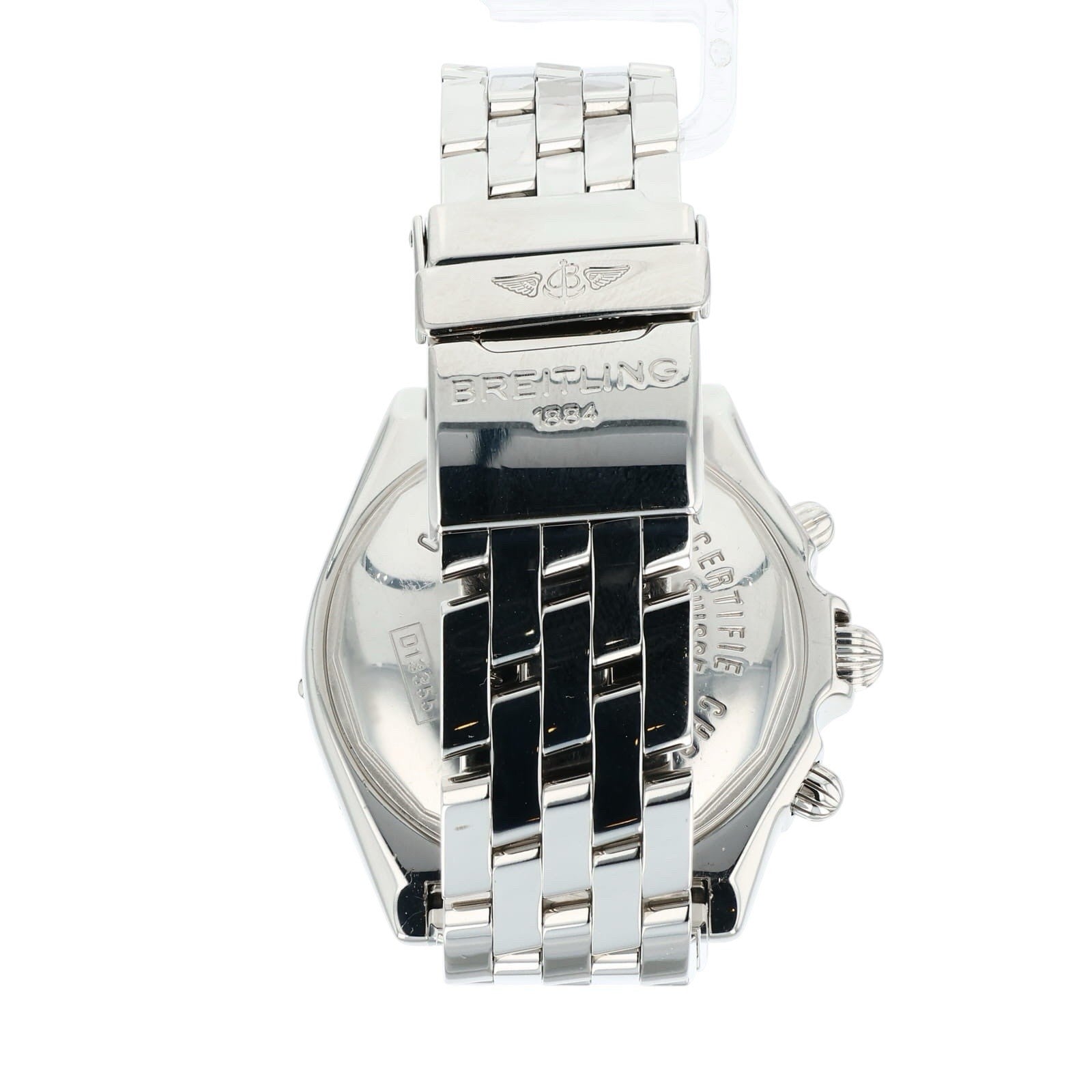 Breitling Crosswind Gold & Steel Blue Dial 43mm Automatic Mens Watch D13355