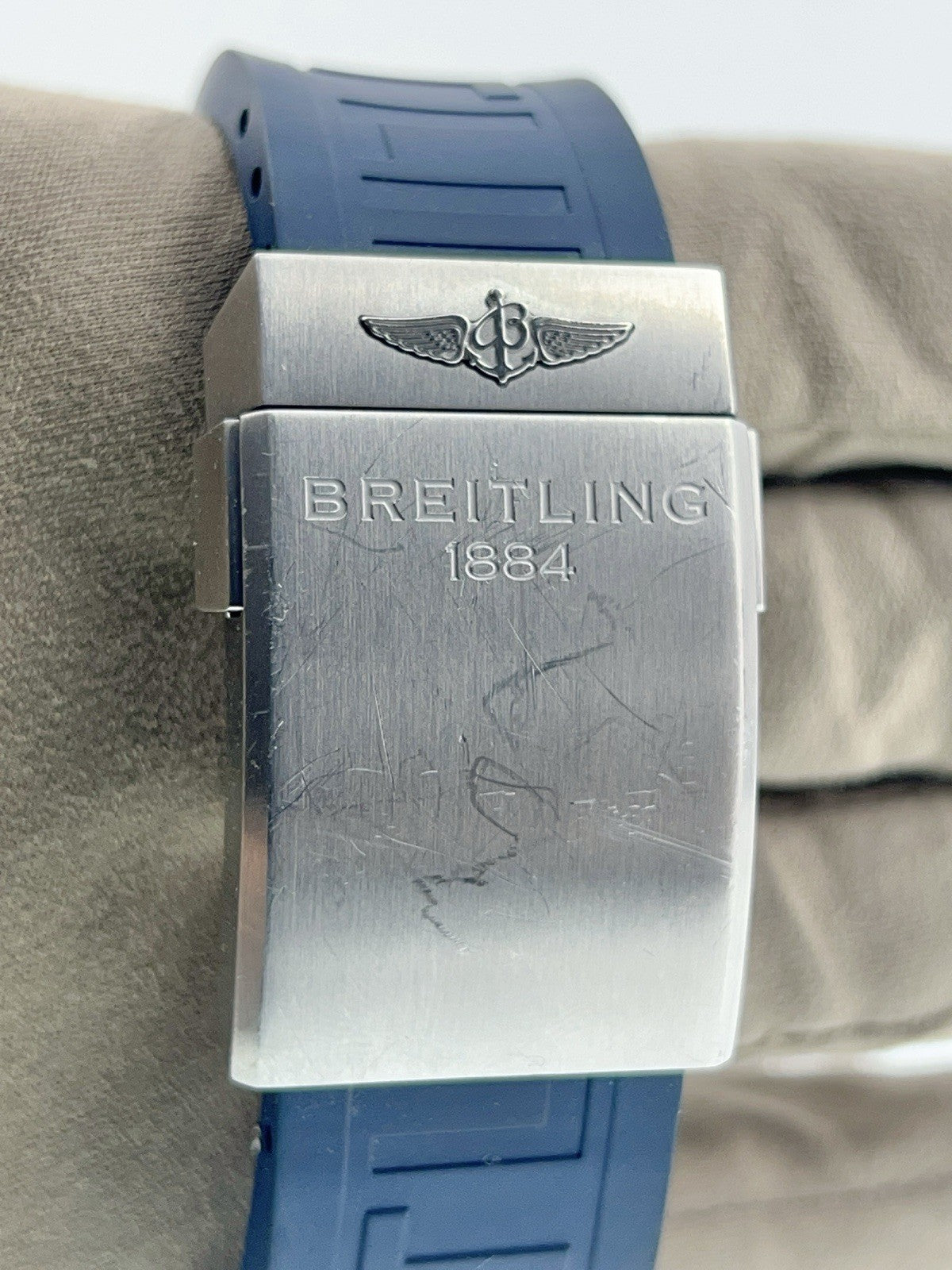 Breitling Superocean II 44 Stainless Steel Blue Dial 44mm Automatic Men’s A17367