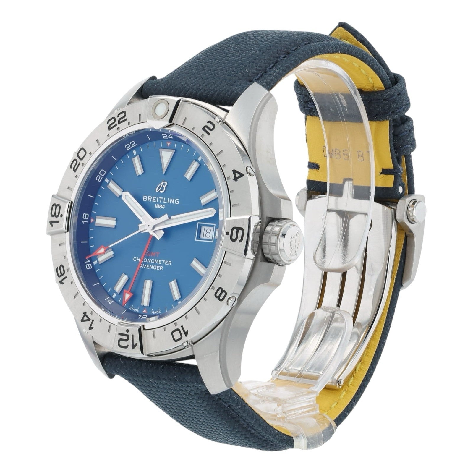 Breitling Avenger Stainless Steel Blue Dial 44mm Automatic Mens Watch A32320