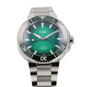 Oris Aquis Date Stainless Steel Green Dial 42mm Automatic Men’s Watch 7769