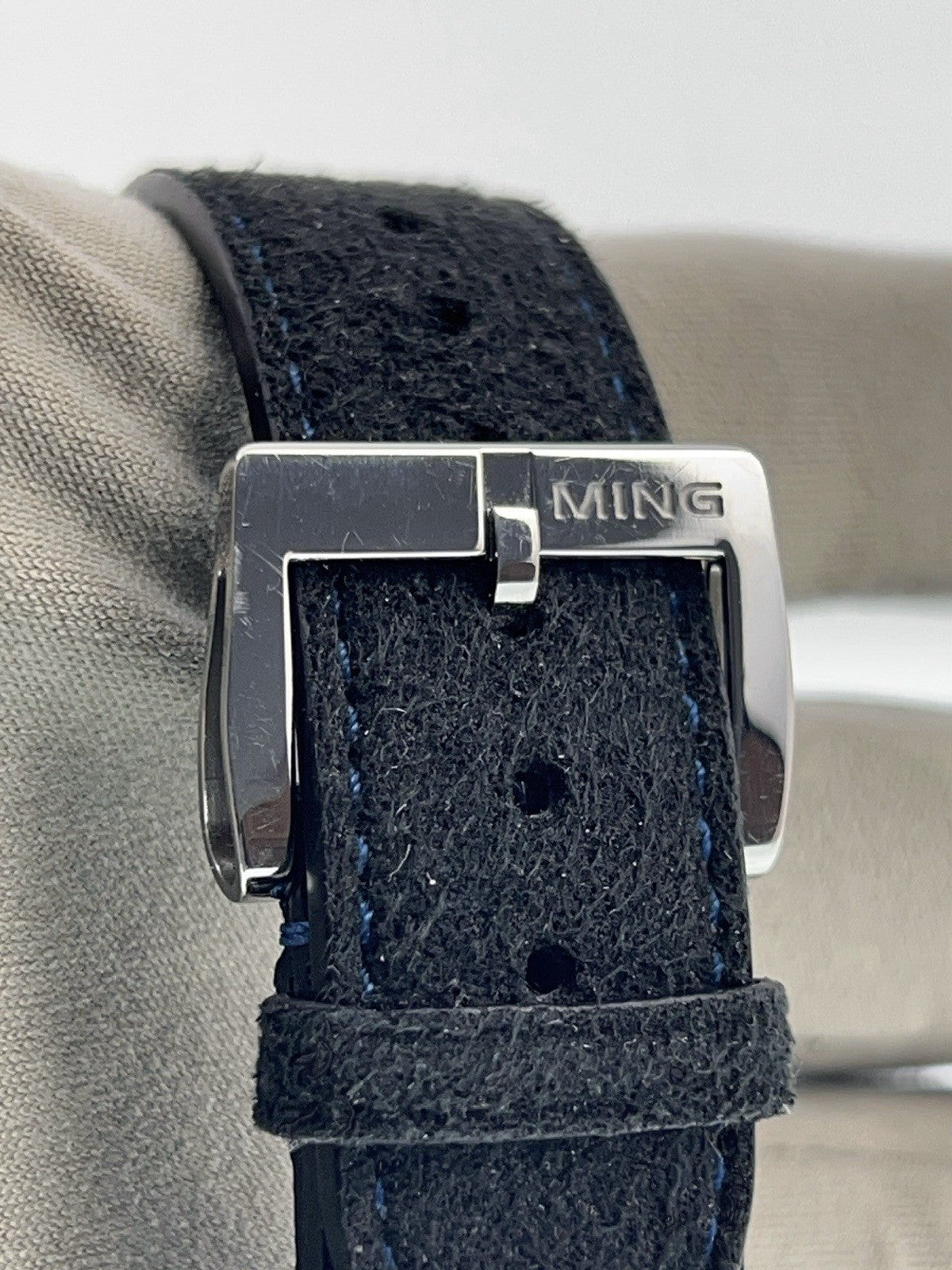 Ming Blue Stainless Steel Blue Dial 17.09