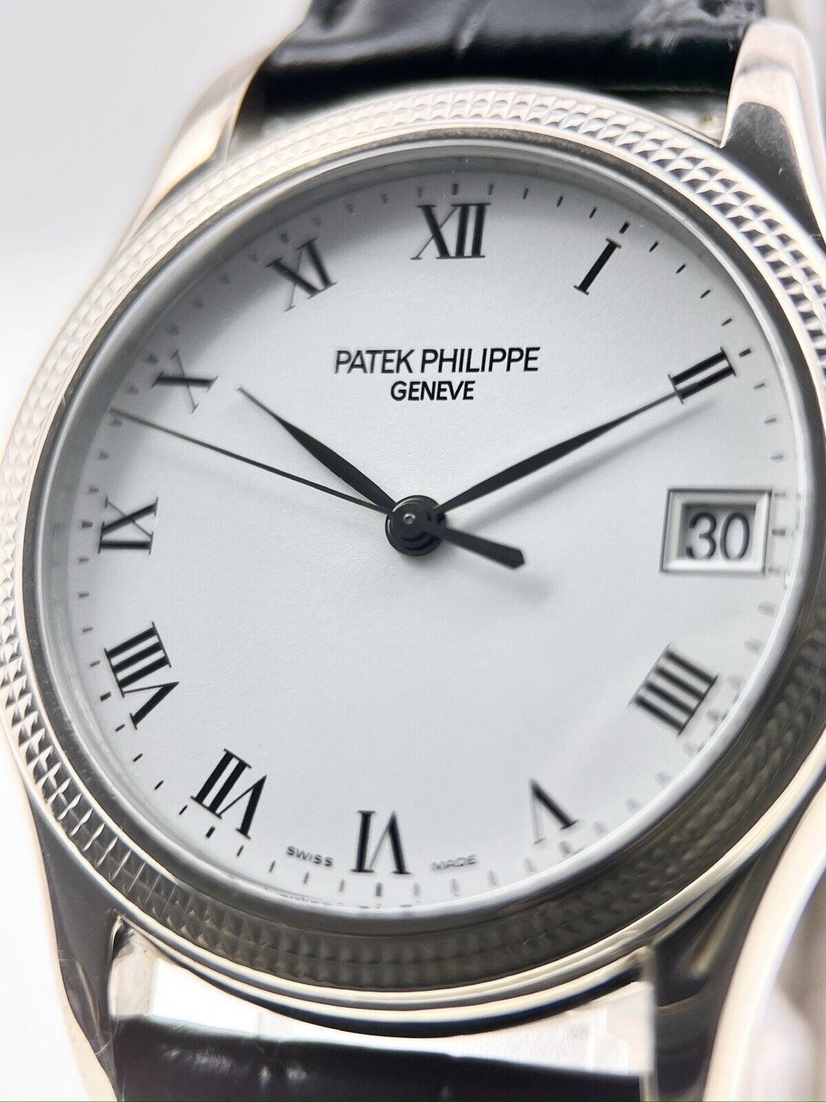 Patek Philippe Calatrava Automatic 37mm White Dial 18k White Gold 5117G