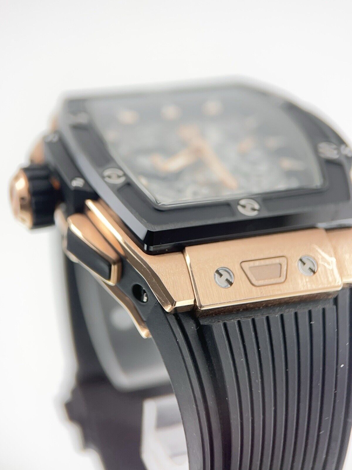 Hublot Spirit Of Big Bang 18k Rose Gold Skeleton Dial 42mm Auto 642.OM.0180.RX