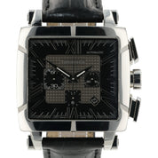 Tiffany Atlas Chrono Black Dial Stainless Steel 40mm Automatic Mens Watch