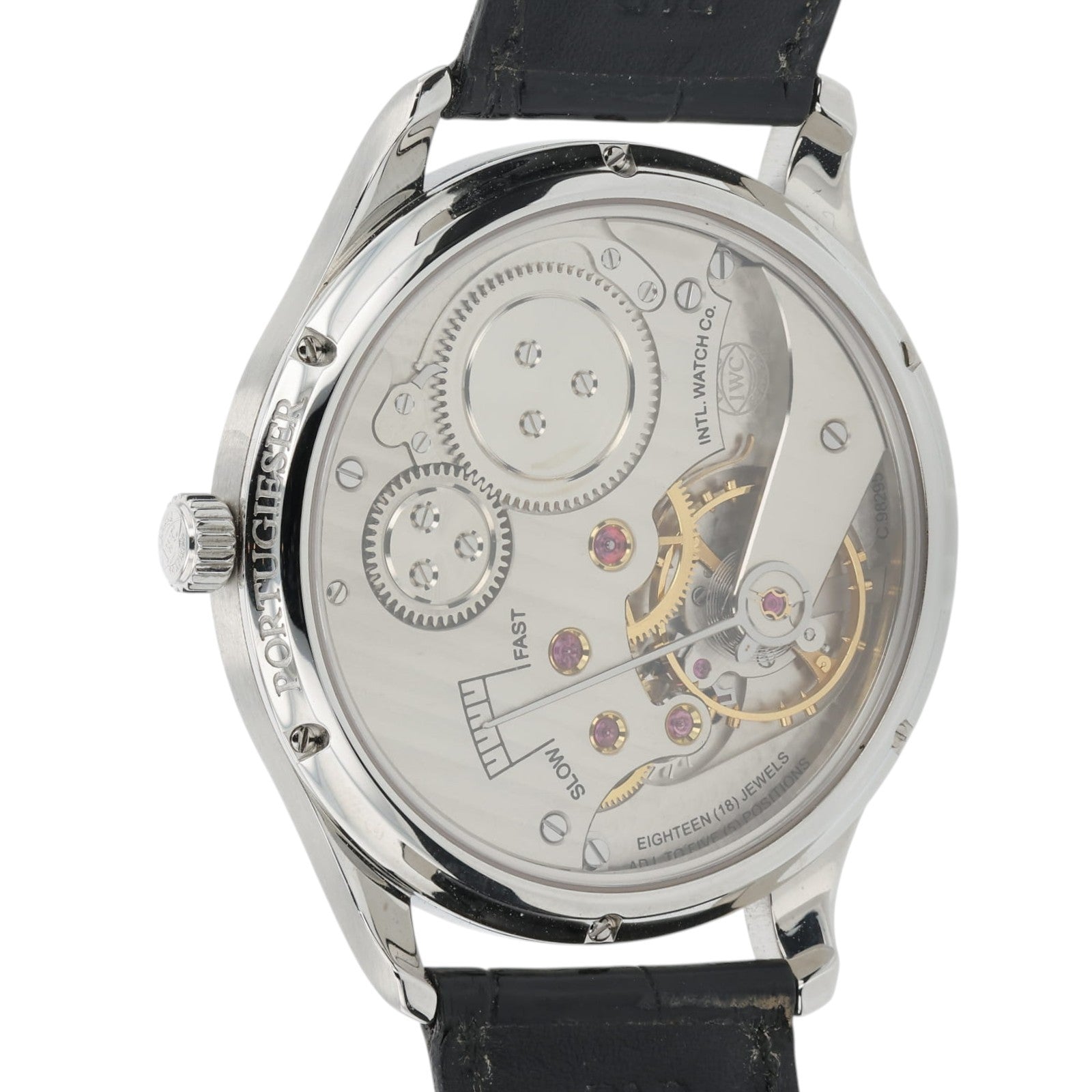 IWC Vintage Collection Portuguese Black Dial Steel 44mm Manual Wind IW544501