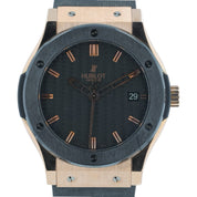 Hublot Classic Fusion 18k Rose Gold Carbon Dial 45mm Automatic 511.PM.1780.RX