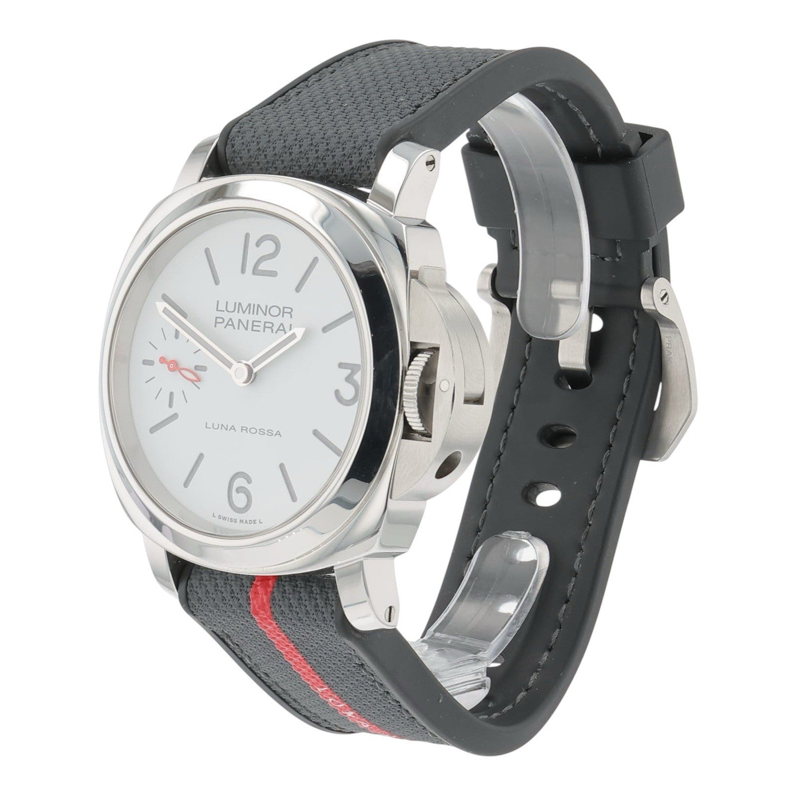 Panerai Luna Rossa White Dial Stainless Steel 42mm Men’s Manual Wind PAM01342