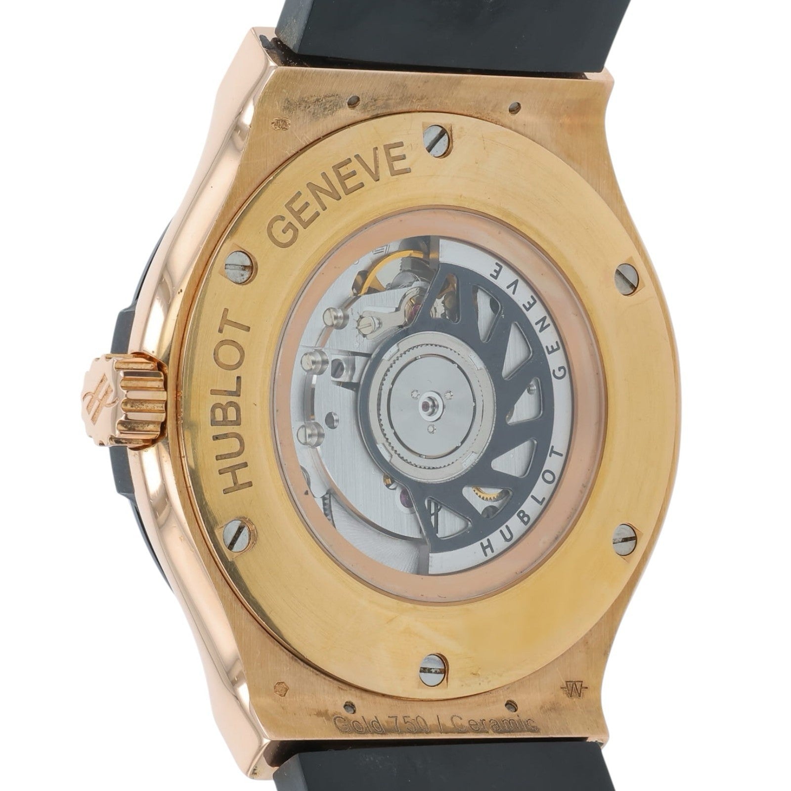 Hublot Classic Fusion 18k Rose Gold Carbon Dial 45mm Automatic 511.PM.1780.RX