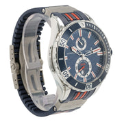 Ulysse Nardine Marine Diver Blue Dial Stainelss Steel 44mm Automatic Mens 263-10