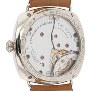 Panerai Radiomir Oro Bianco 18k White Gold Brown Dial 47mm Manual Wind PAM00376
