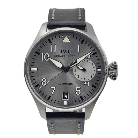 IWC Big Pilot Mens's Automatic Watch Silver Dial Steel 46mm IW500906 B/P