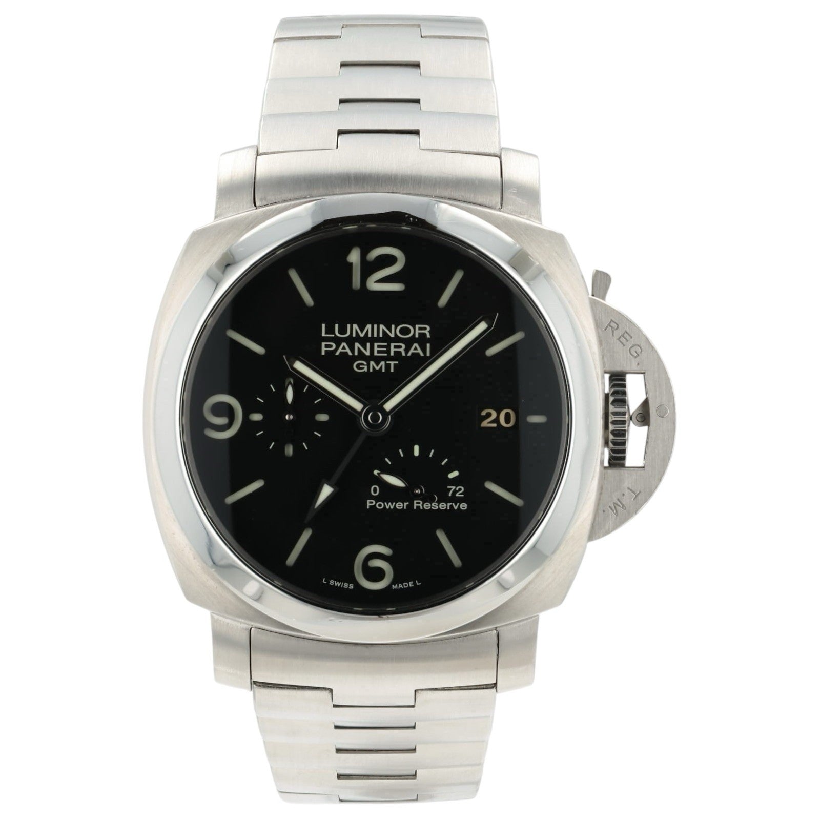 Panerai Luminor Black Dial Stainless Steel 44mm Automatic Men’s Watch PAM00347