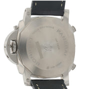 Panerai Luminor Chrono Stainless Steel White Dial 44mm Automatic Mens PAM01218