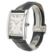 Cartier Tank MC Large Silver Dial Stainless Steel 34.3x44mm Automatic W5330003