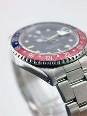 Rolex GMT-Master II Stainless Steel Black Dial 40mm Automatic Mens Watch 16700