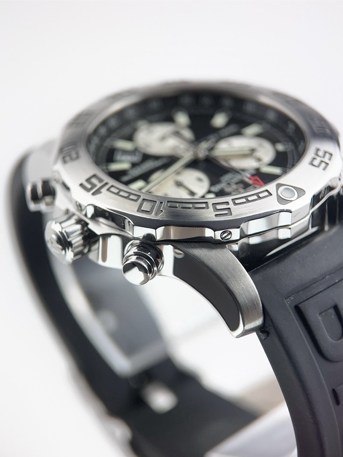 Breitling Colt Chronograph Steel Black Dial 41mm Quartz Mens Watch A73387
