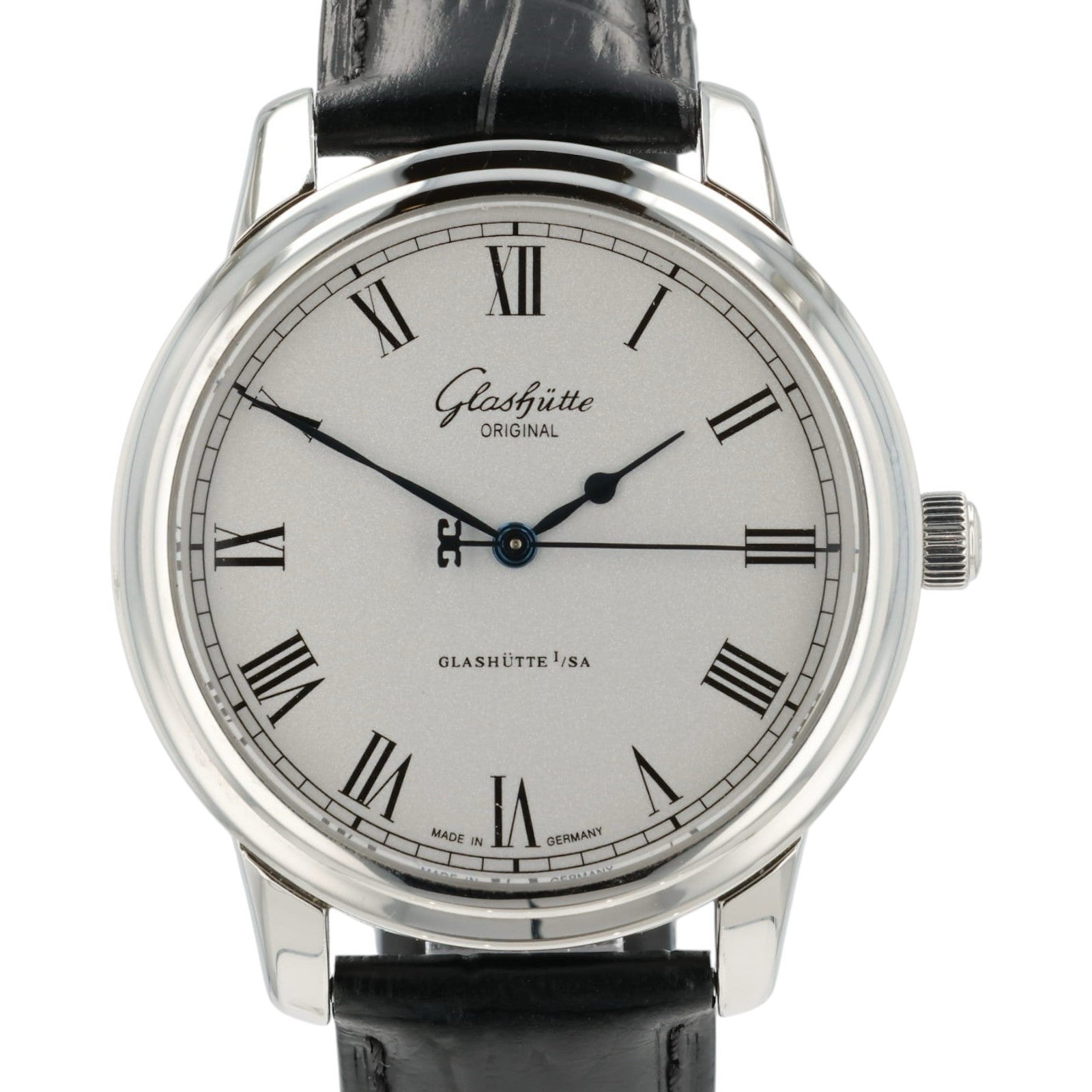 Glashutte Senator Silver Dial Stainless Steel 40mm Automatic Mens 1-39-59-01-01